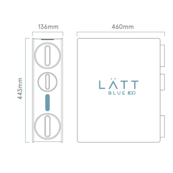 dimensiones osmosis ro latt blue 800